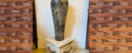 Vaso in Terracotta Anticato in stile Minimal
